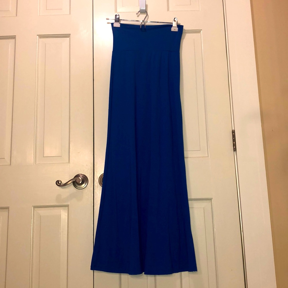 Blue maxi skirt!